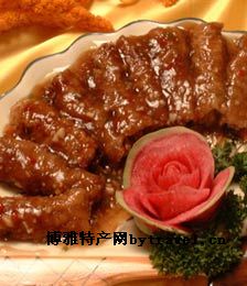 三丝牛肉卷